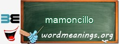 WordMeaning blackboard for mamoncillo